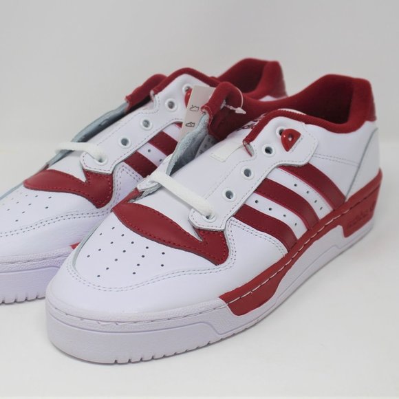Adidas Rivalry Low White/Red - Picture 3 of 8